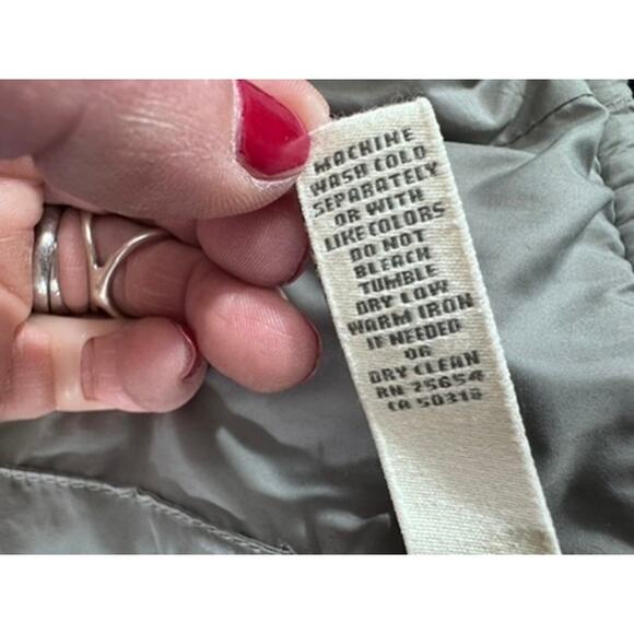 "Abercrombie & Fitch" Navy, Puffer, Zip Up Vest, Hooded, Y2K, Vintage,SZ L - Picture 9 of 14